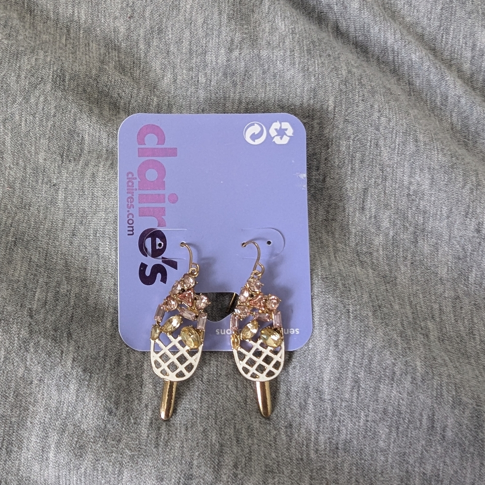 Claire's Beaded Popsicle Dangle Earrings